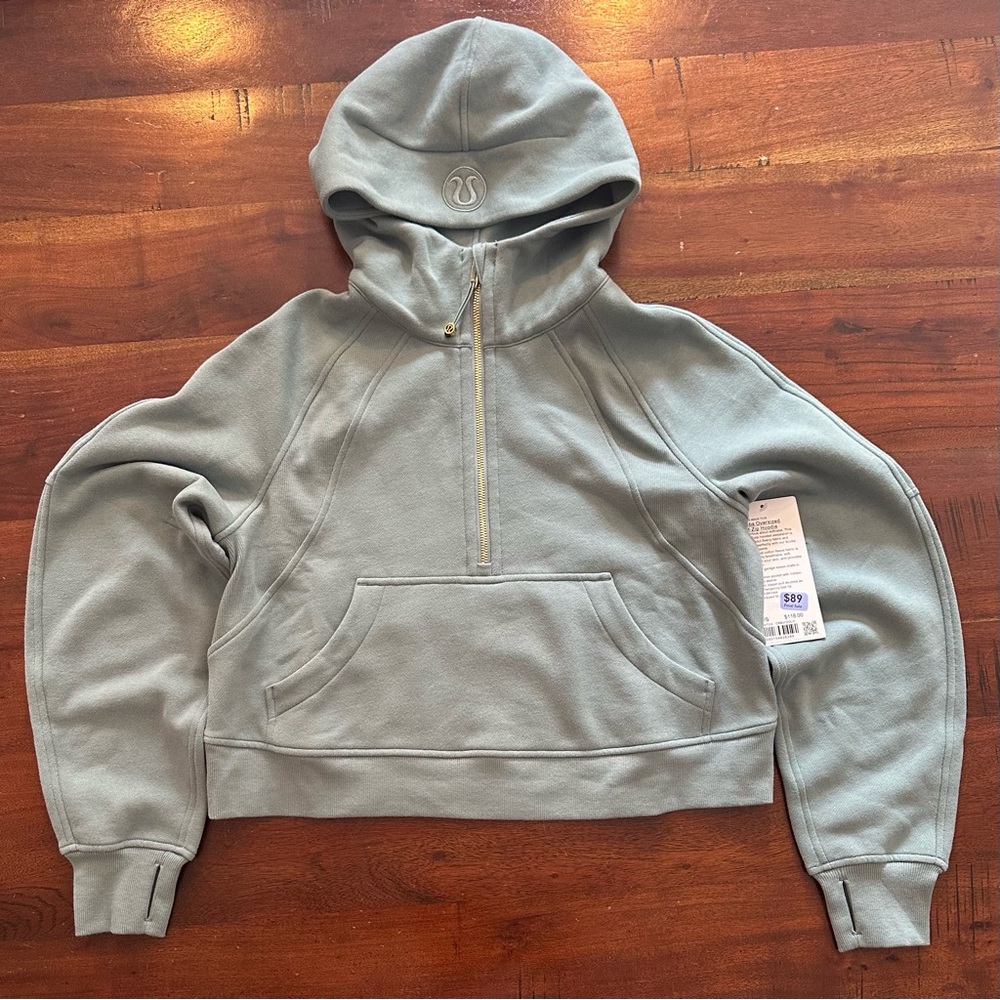 Scuba Oversized Half-Zip Hoodie